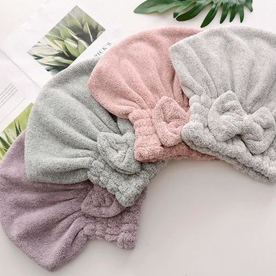 Sgs Custom Bamboo 400gsm Microfiber Turban Towel Dry Hair