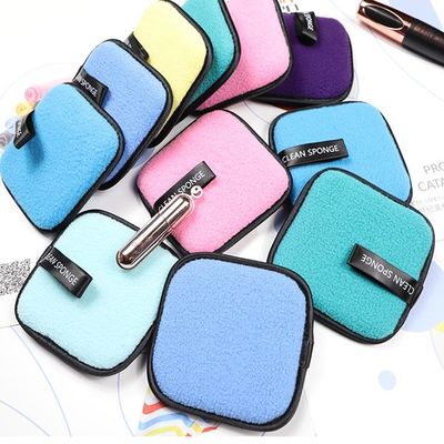 11.5cm Square Reusable Makeup Eraser Towel Pad For Heavy Face Make Up