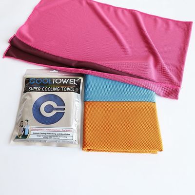 Fitness Sublimation Cooling Microfiber Sport Towel Cloths For Hot Weather
